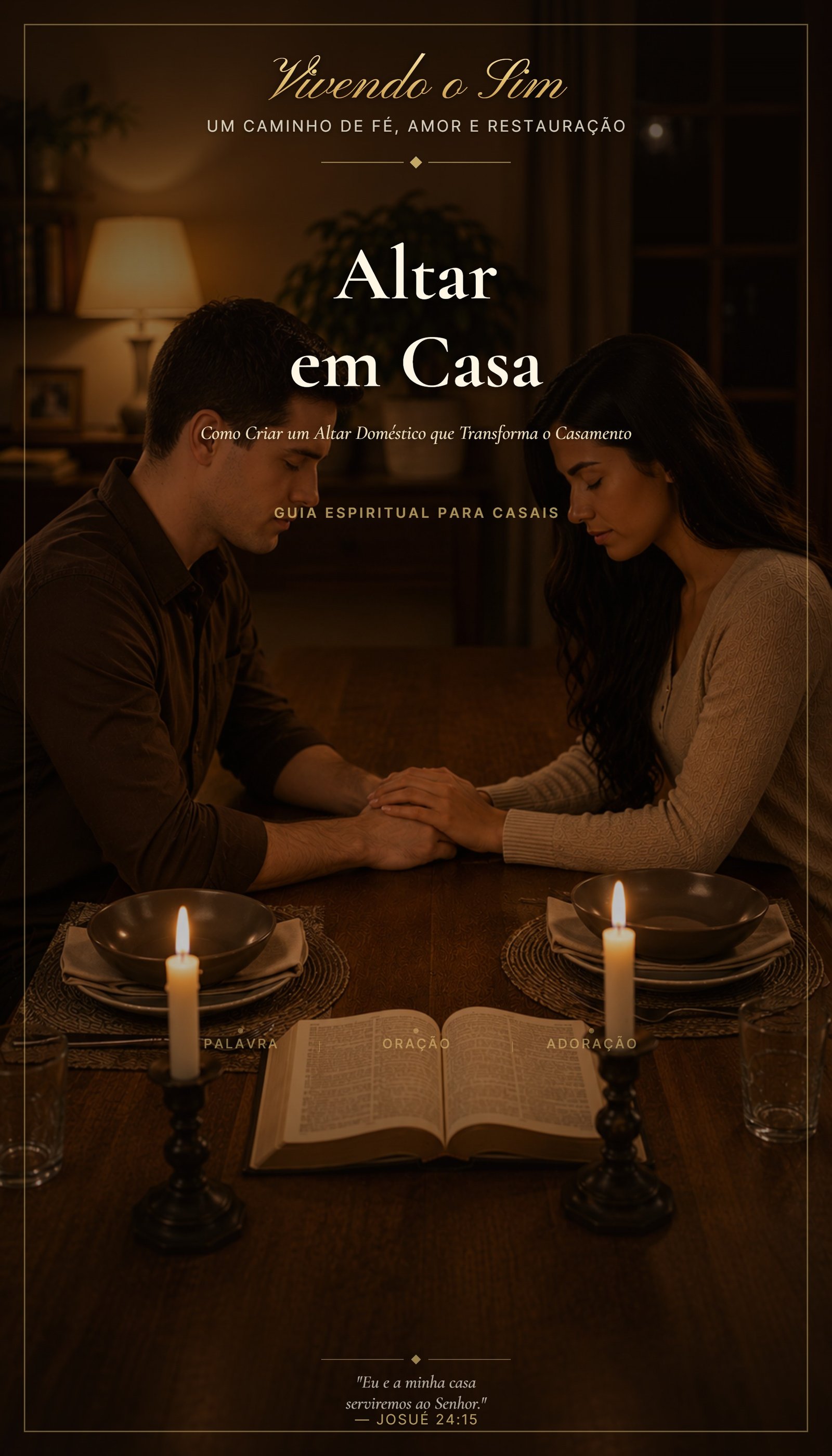 Capa do e-book Altar em Casa